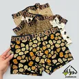 شورت نیمپا مردانه طرح خرس و ایموجی برند لاکچری