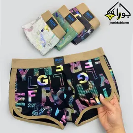 شورت نیمپا اسکاتی مردانه شبرنگی برند لاکچری