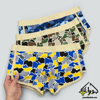 شورت نیمپا اسکاتی مردانه چریکی برند کاتن