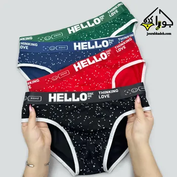 شورت اسلیپ مردانه طرح ستاره برند لاکچری