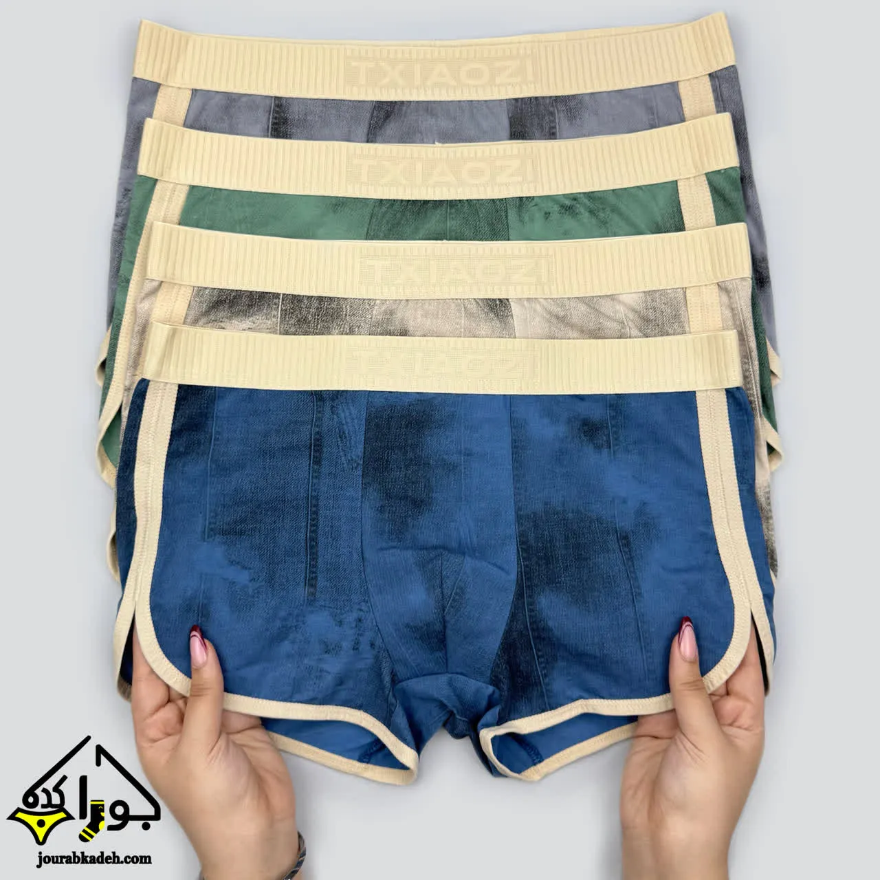 شورت نیمپا اسکاتی طرح لی سنگ شور مردانه برند کاتن