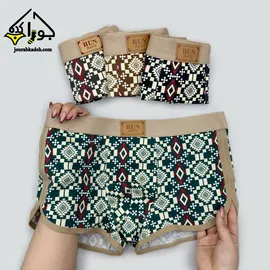شورت نیمپا اسکاتی طرح سنتی مدرن مردانه برند کاتن