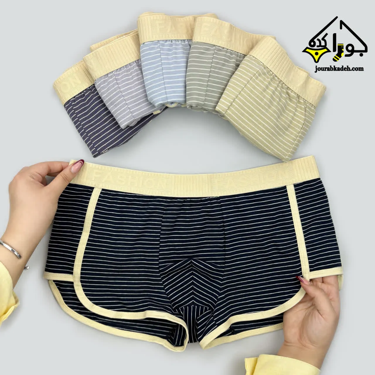 شورت نیمپا اسکاتی مردانه رینگی برند کاتن