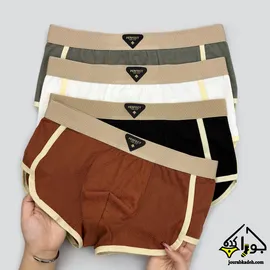شورت نیمپا اسکاتی طرح حصیری مردانه برند کاتن