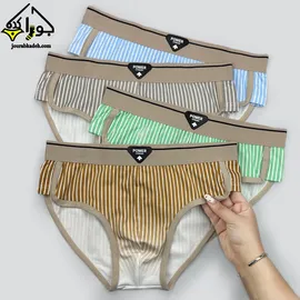 شورت اسلیپ اسکاتی مردانه طرح خطی برند یاشین