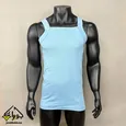 رکابی یقه خشتی SPORT FIT پنبه سوپر برند جناب رنگ آبی آسمانی