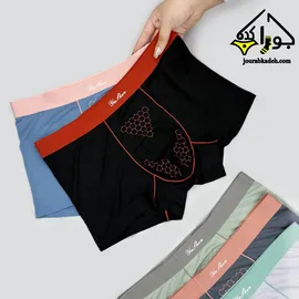 شورت نیمپا مردانه بدون درز ماساژور طرح کندو برند یاشین