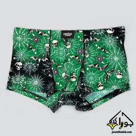 شورت نیمپا طرح عنکبوت سبز برند کولسی اورجینال