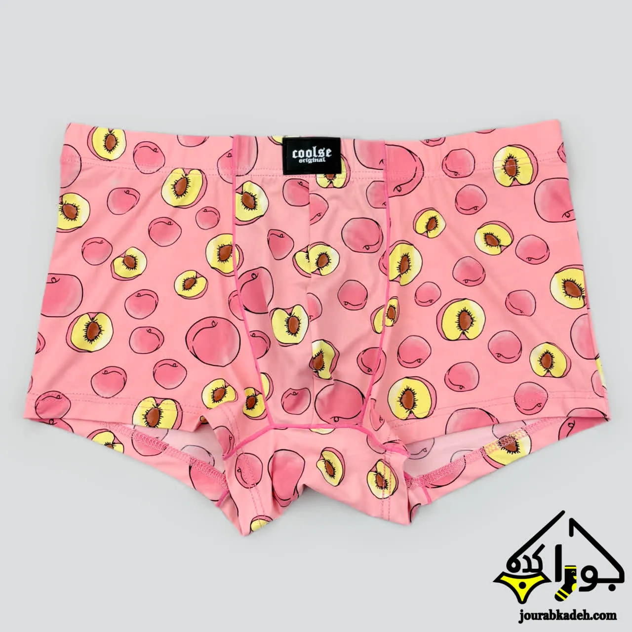 شورت نیمپا طرح هلو برند کولسی اورجینال