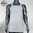 رکابی یقه خشتی SPORT FIT پنبه سوپر برند جناب رنگ خاکستری