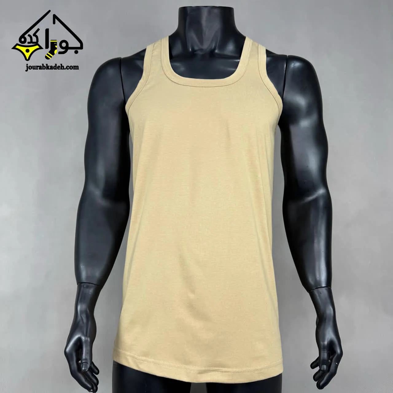 زیرپوش رکابی CLASSIC FIT مردانه جناب رنگ نخودی